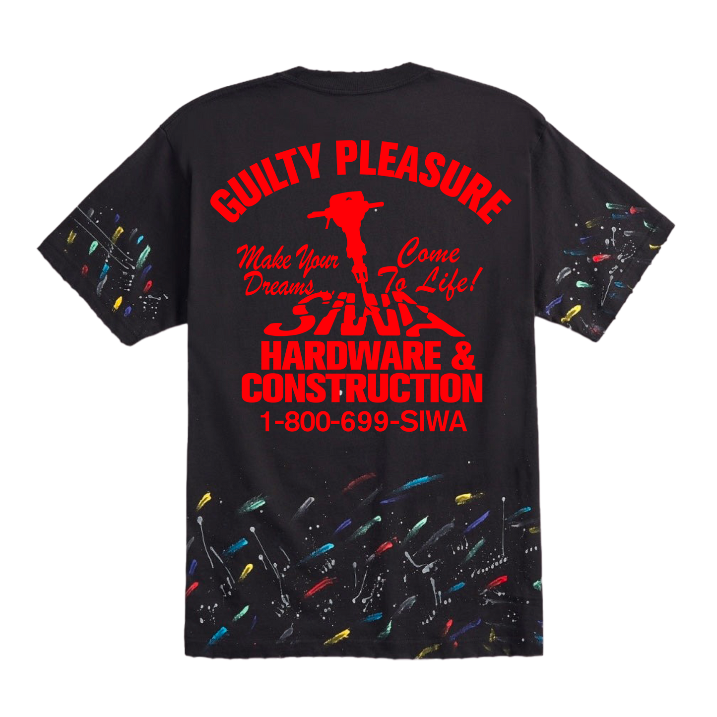 Guilty Pleasure Splatter Paint Tee