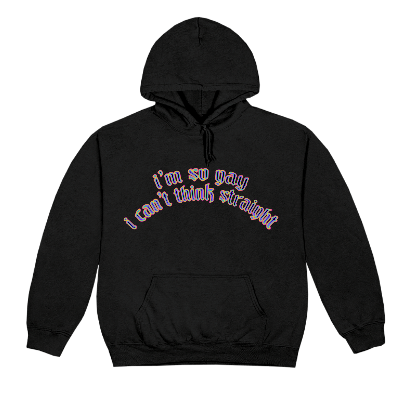 Black I'm So Gay Hoodie