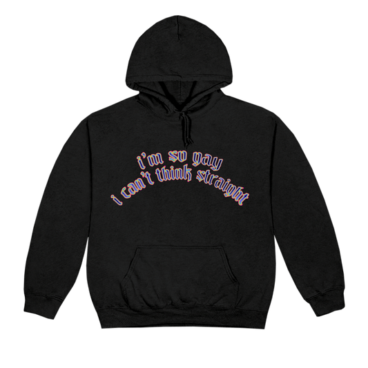 Black I'm So Gay Hoodie